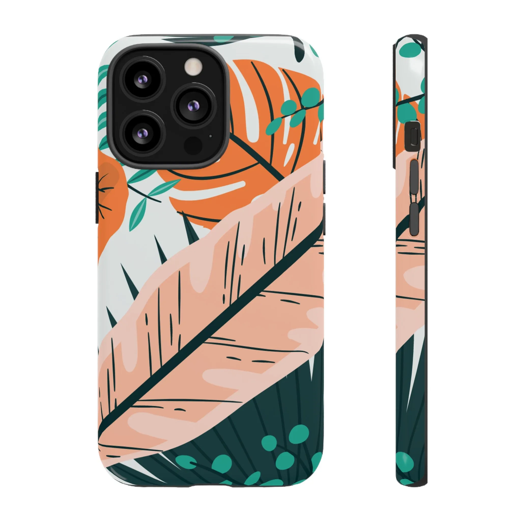 "Vibrant Tropical-Themed Phone Case – Perfect for Summer Adventures! (Fits iPhone 12 to iPhone 15)
