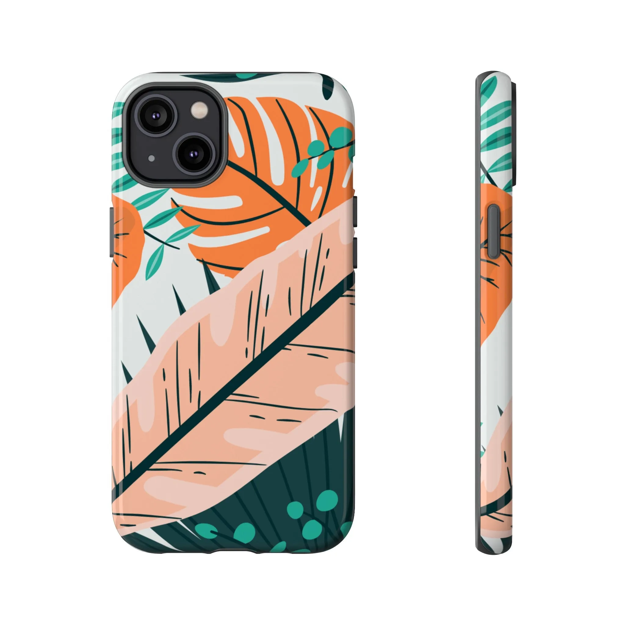 "Vibrant Tropical-Themed Phone Case – Perfect for Summer Adventures! (Fits iPhone 12 to iPhone 15)