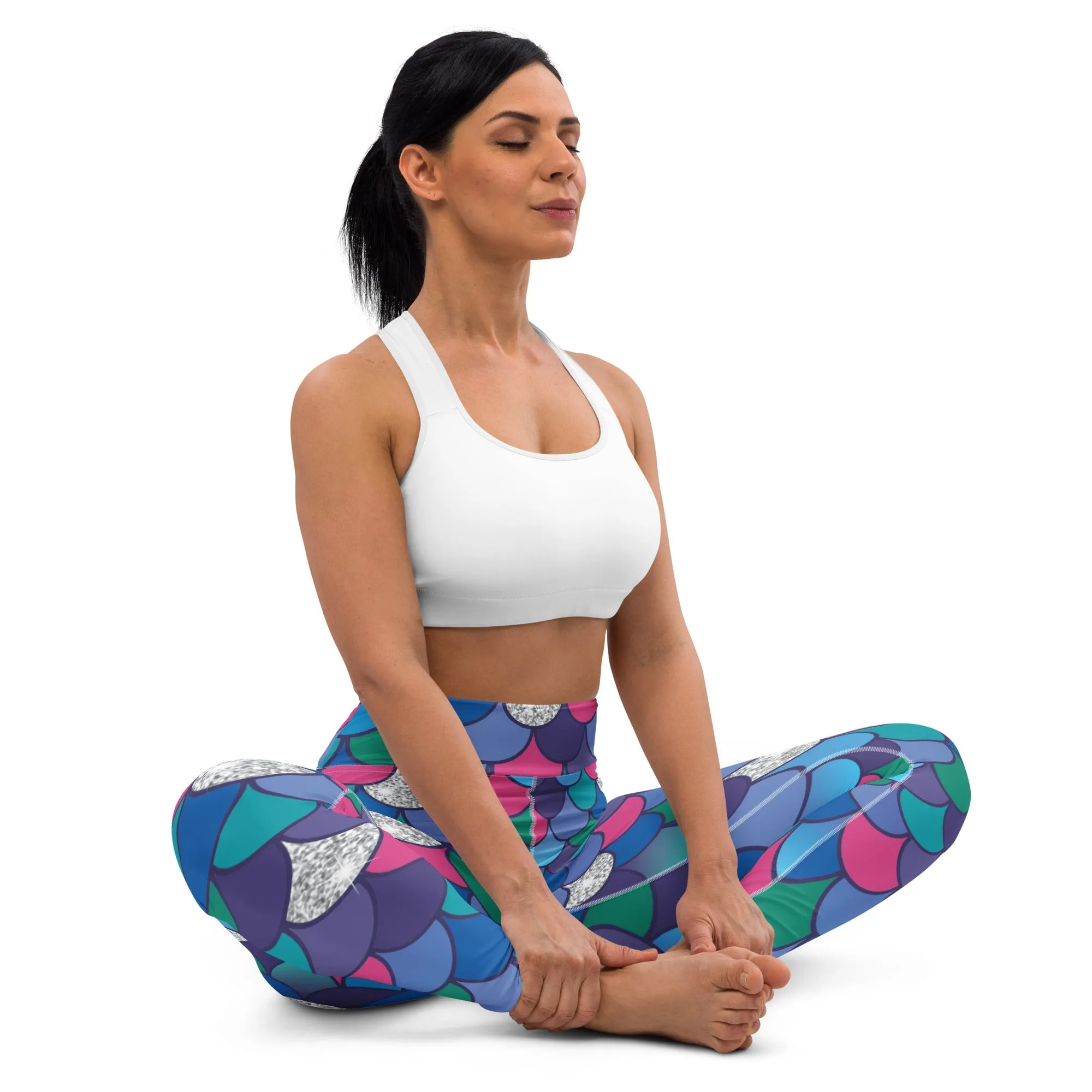 Rainbow Scales Yoga Leggings