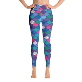 Rainbow Scales Yoga Leggings
