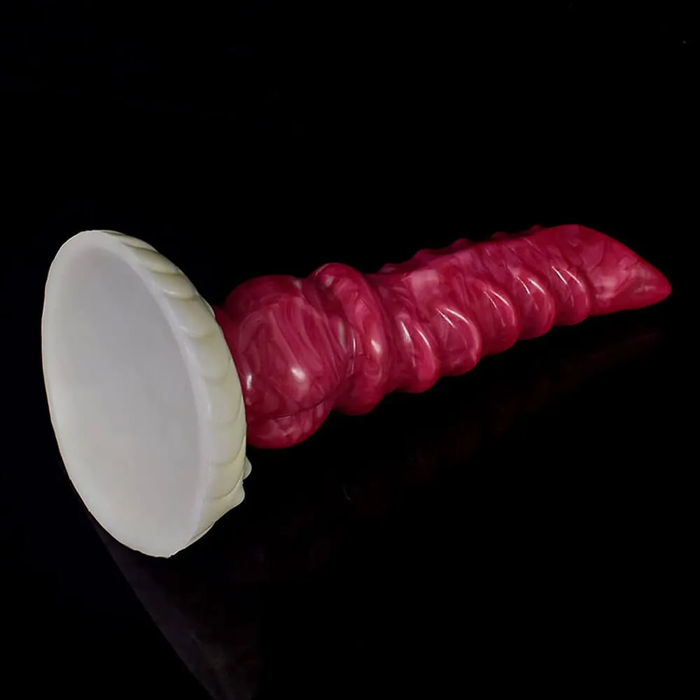 Realistic Pink Dragon Dildo 7.28 inches Silicone Tentacle Adult Toy