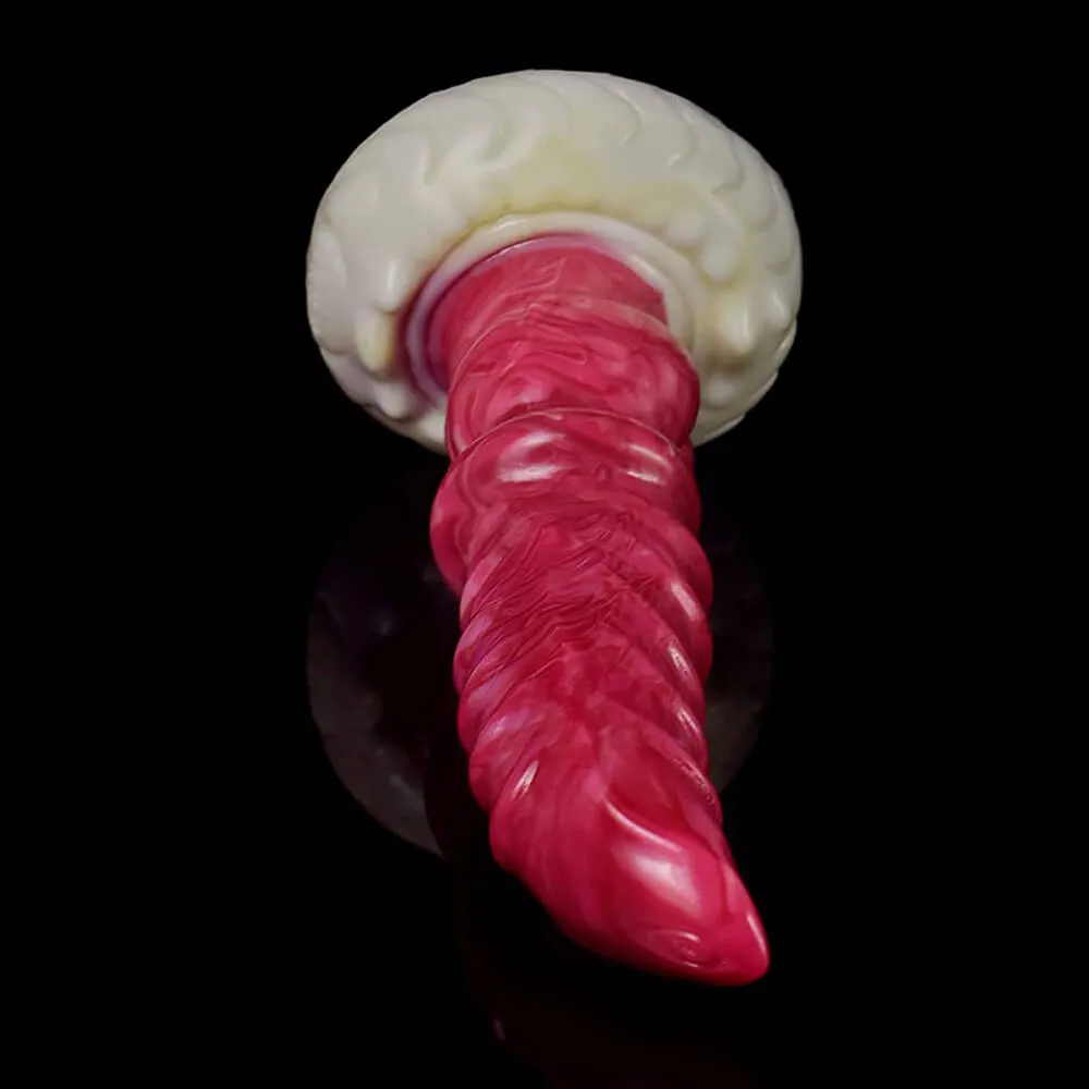 Realistic Pink Dragon Dildo 7.28 inches Silicone Tentacle Adult Toy