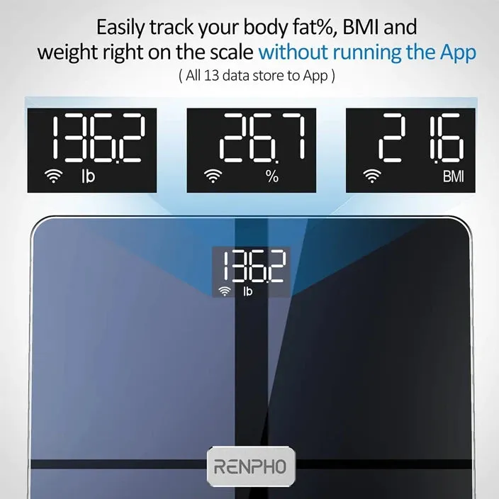 Renpho Premium Wi-Fi Bluetooth Scale - Elise Aspire WiFi