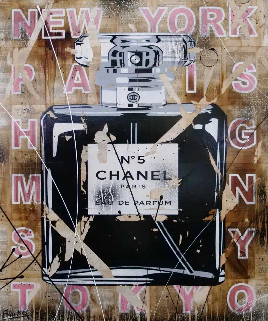 Ripped 120cm x 100cm Urban Pop Book Club Painting (SOLD)