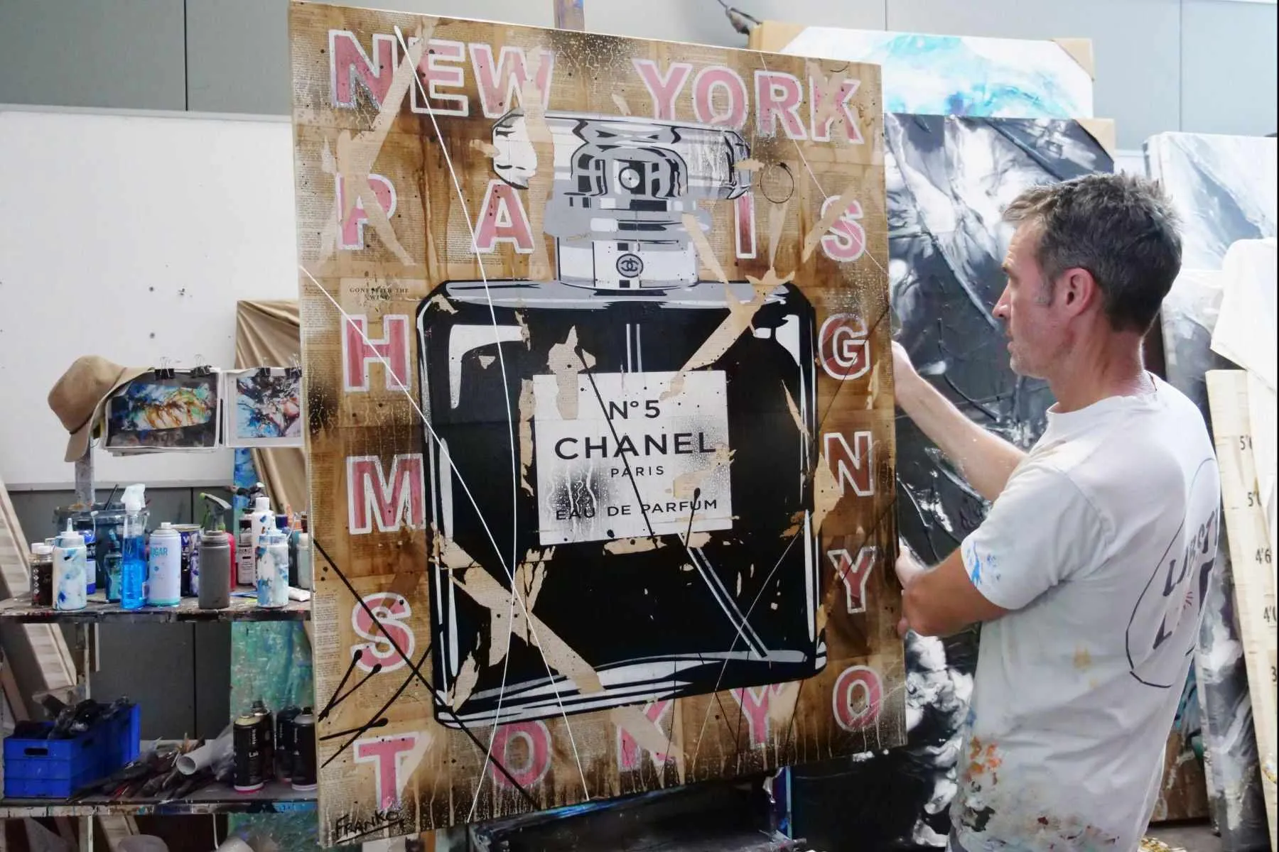 Ripped 120cm x 100cm Urban Pop Book Club Painting (SOLD)