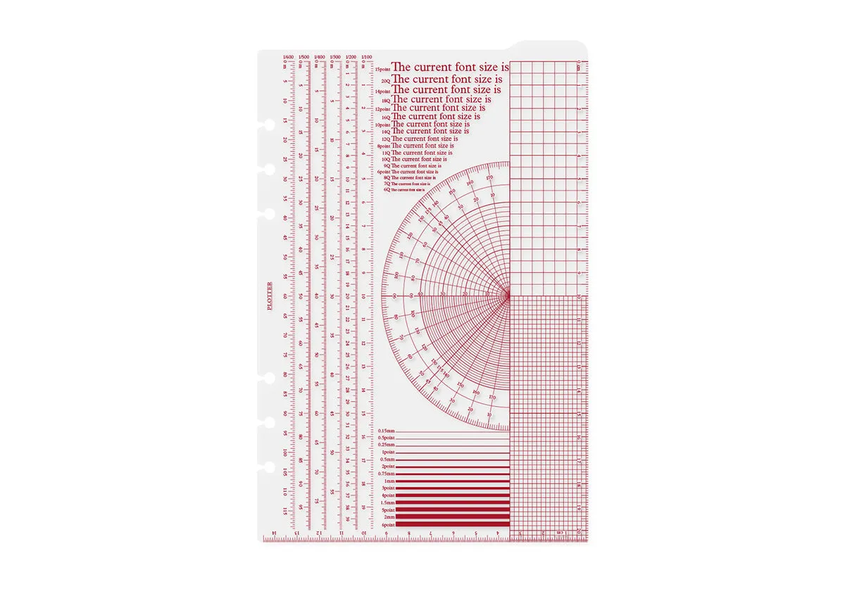 Ruler Pad PLT0009 (A5 Size)