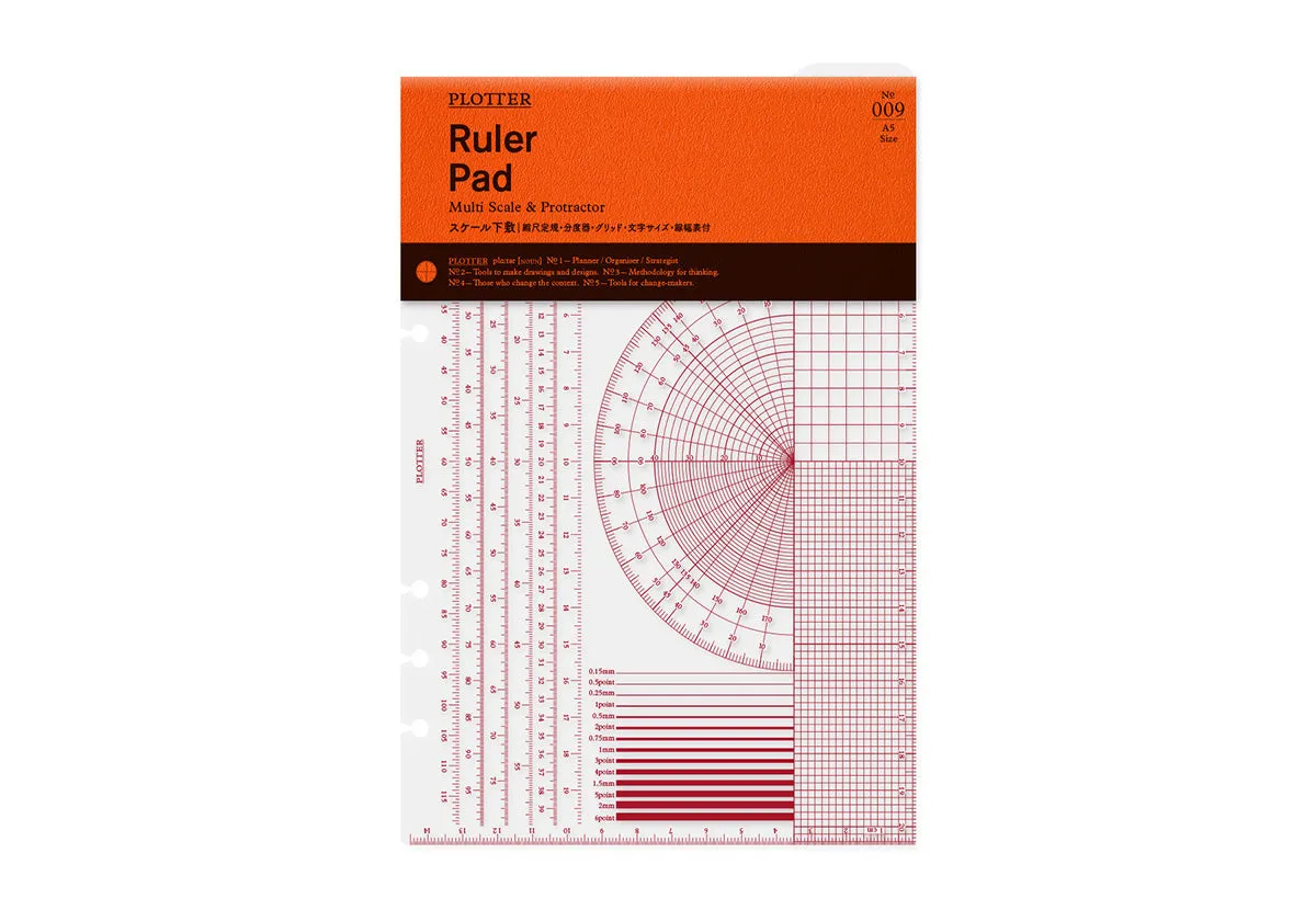 Ruler Pad PLT0009 (A5 Size)