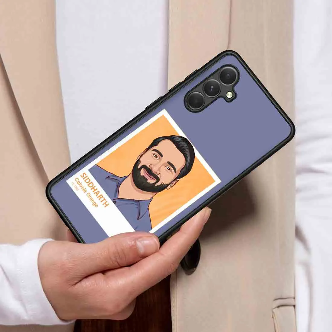 Samsung A54 Mobile Case with Photo Design Phone Covers - Cartoonify From Photo