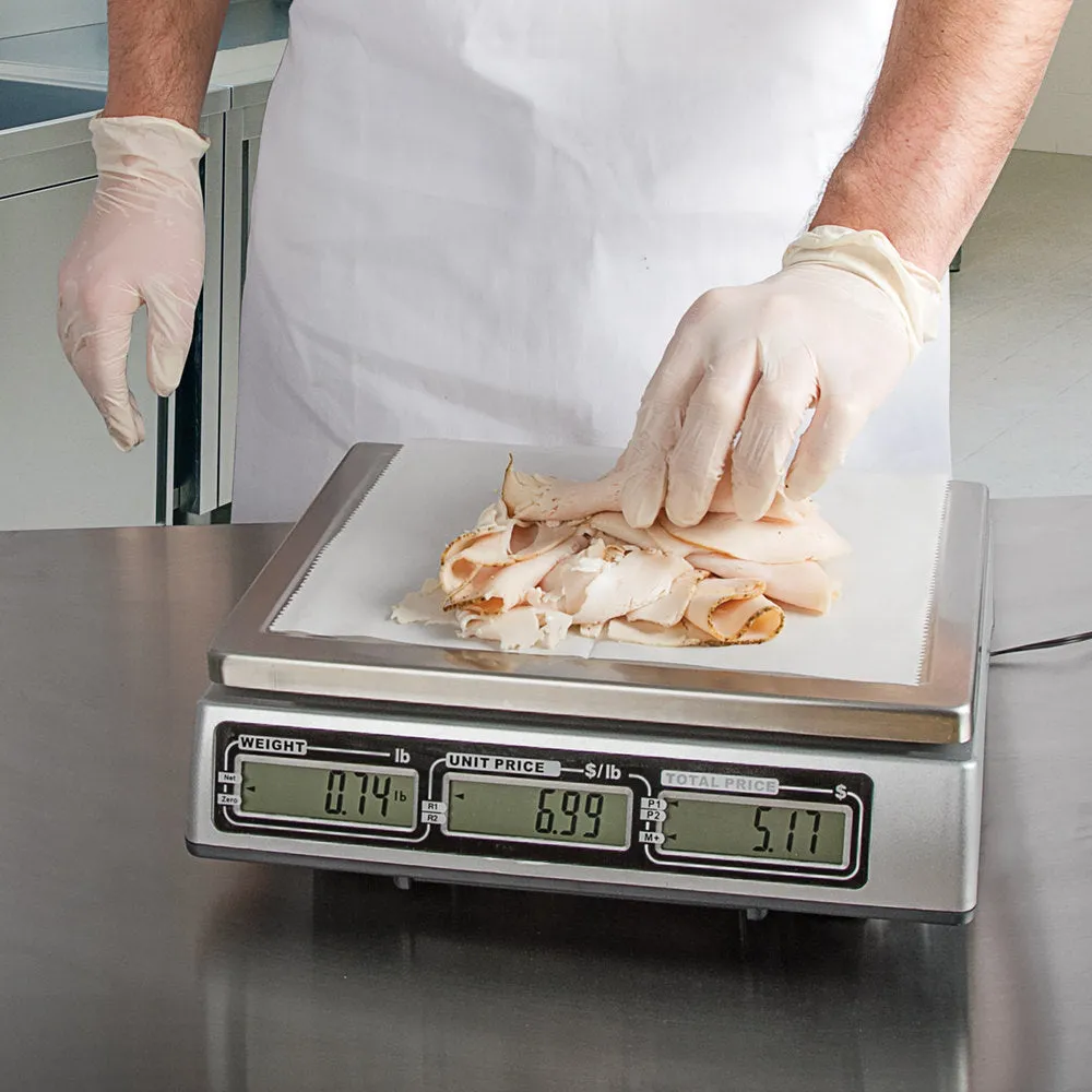 San Jamar SCDG30LFT 30 Lb. Digital Price Computing Scale