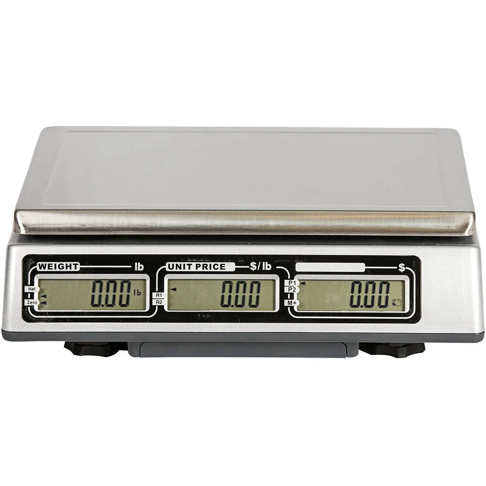 San Jamar SCDG30LFT 30 Lb. Digital Price Computing Scale