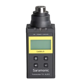 Saramonic TX-XLR9 Plug-on XLR Transmitter for UwMIC9 Digital UHF Wireless Microphone System
