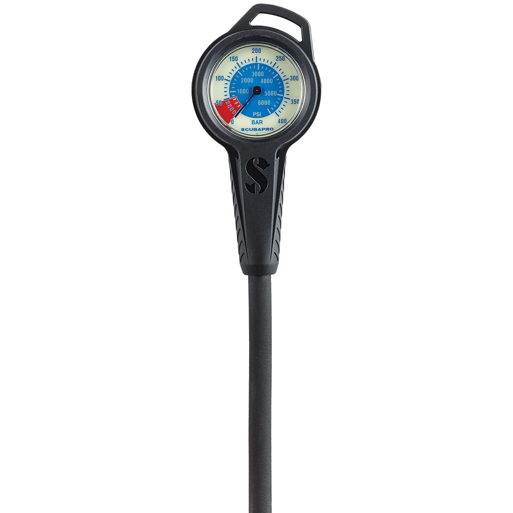 SCUBAPRO - Metal Pressure Gauge, Dual Bar/Psi