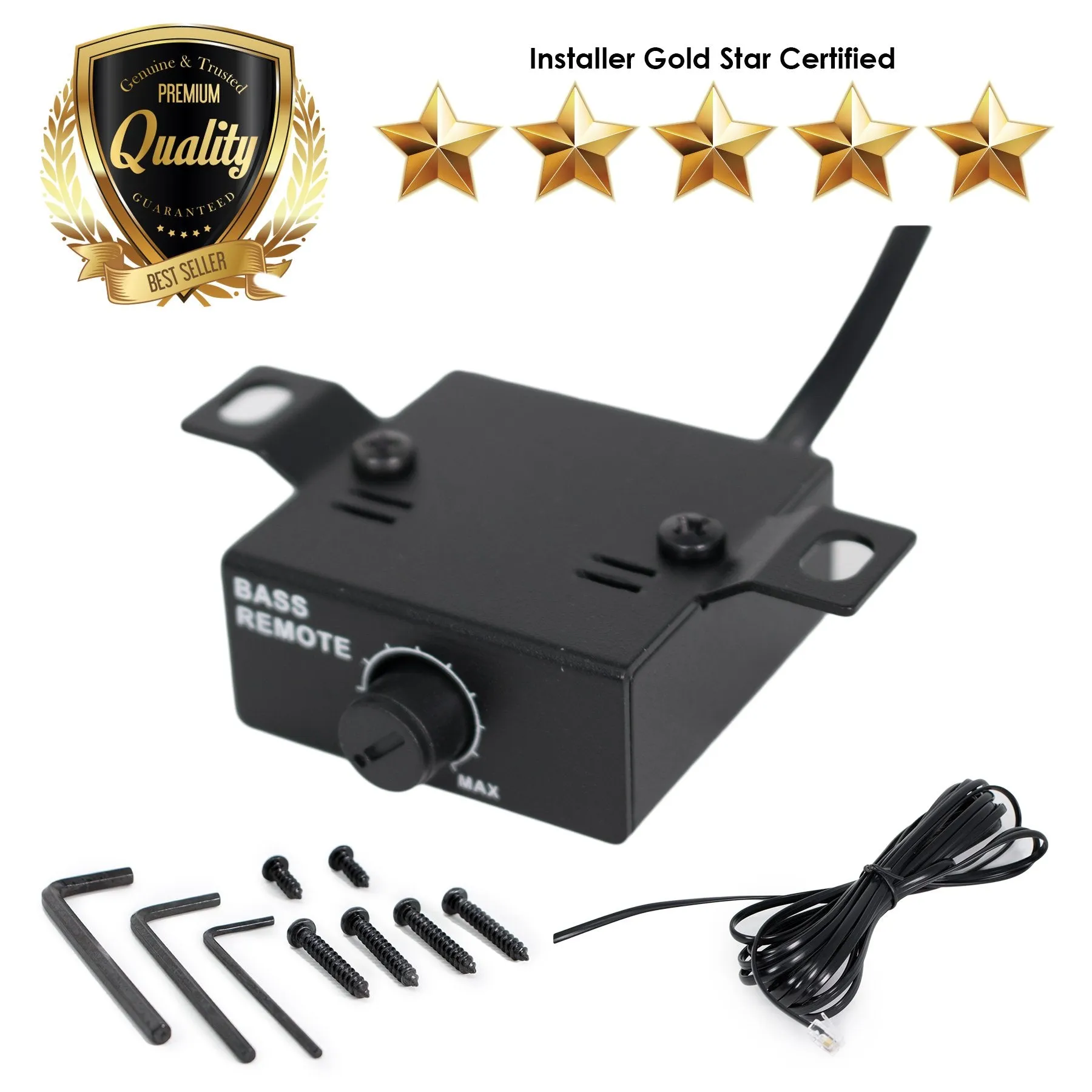 SoundXtreme ST-250.4 Four Channel Amplifier 2 Ohm Stable 1000W w/ Remote Subwoofer Level Control