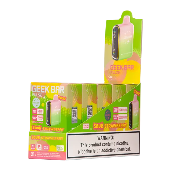 Sour Strawberry Geek Bar Pulse