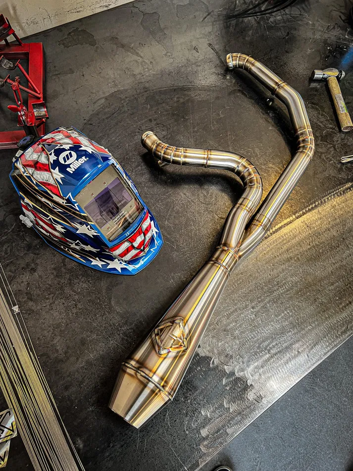 SP Concepts Works Edition Big Bore Exhaust M8 Touring FLT 2017-Present (stainless)