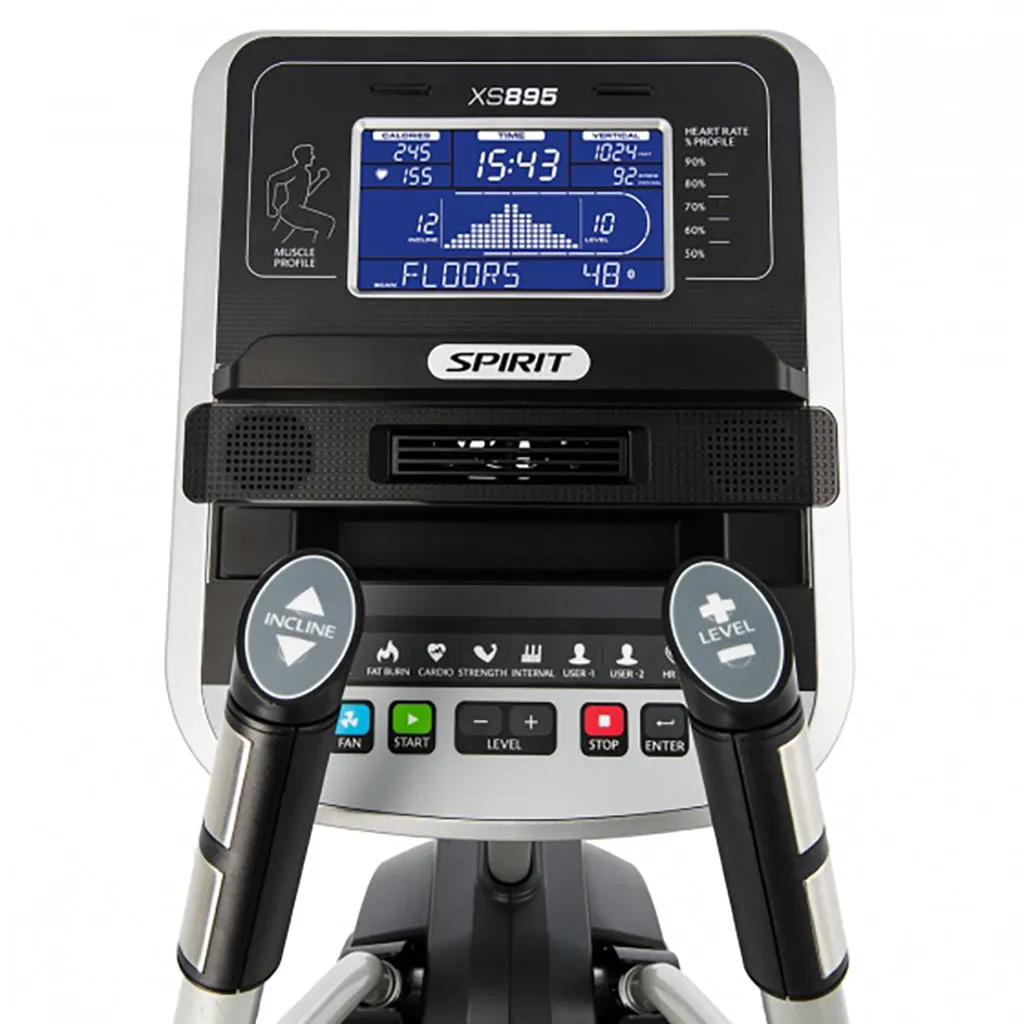Spirit Fitness XS895 Adjustable Incline Stepper