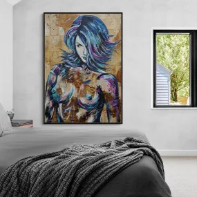 Sugar Vixen 140cm x 100cm Nude Abstract Realism Book Club Painting (SOLD)