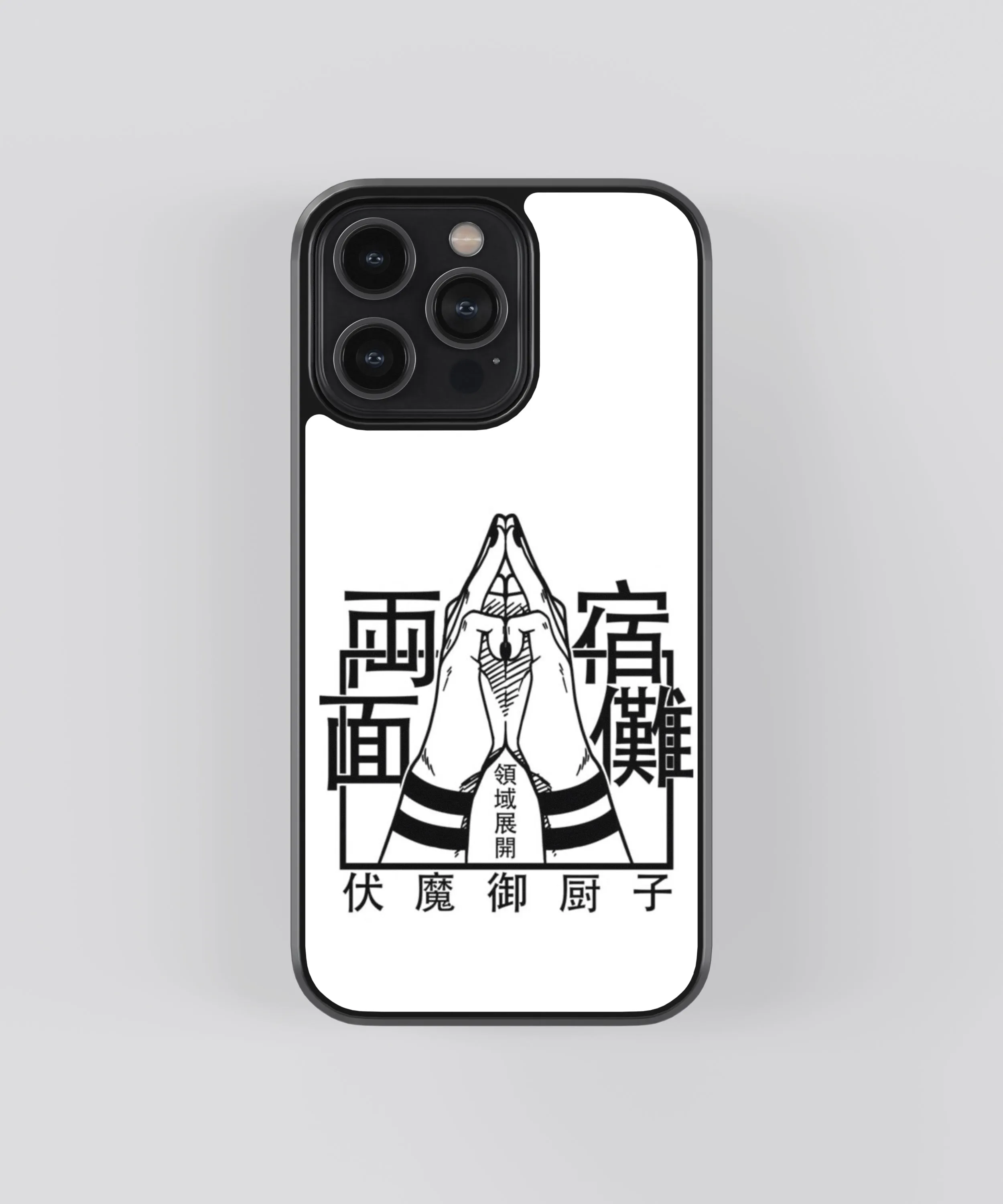 Sukuna Jujutsu Kaisen Anime Glass Phone Case Cover