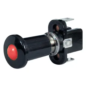 Switch Push/Pull Illuminated Red 12 volt LED bg1
