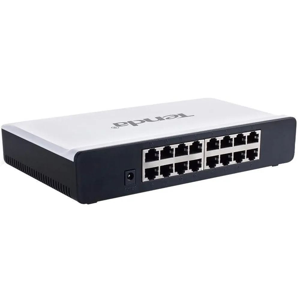 Tenda S16 Unmanaged Desktop Switch 16 Ports 10/100Mbps