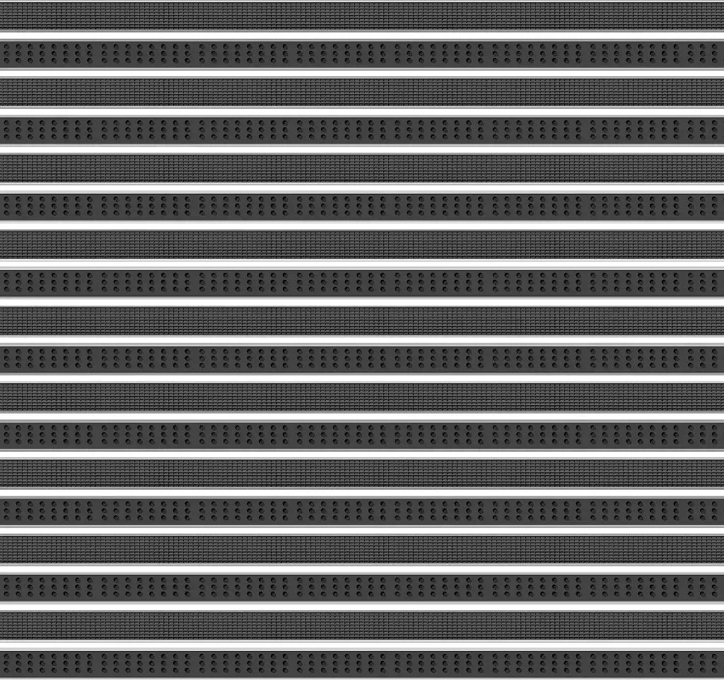 Top Clean Stabil XL Aluminum Entrance Matting - 27mm with Grooved Rubber