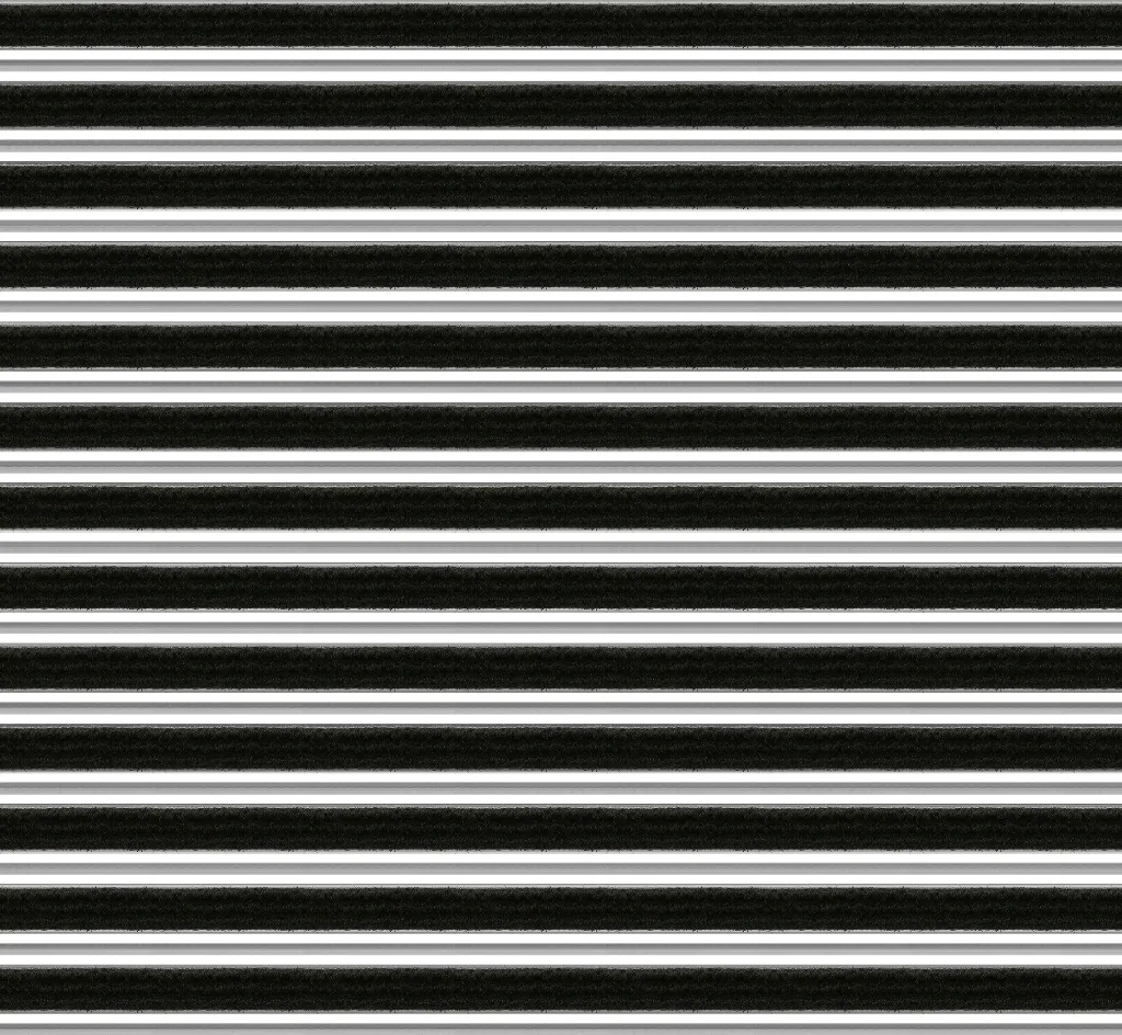 Top Clean Trend XL Aluminum Entrance Matting - 22mm with Ribbed Carpet & Scraper Bar
