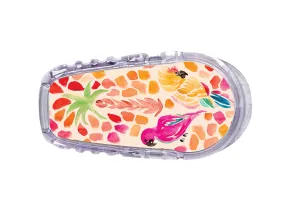 Tropical Watercolor Dexcom G6 Transmitter Sticker