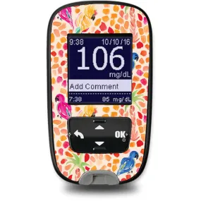 Tropical Watercolor for the Accu-Chek Guide Glucometer