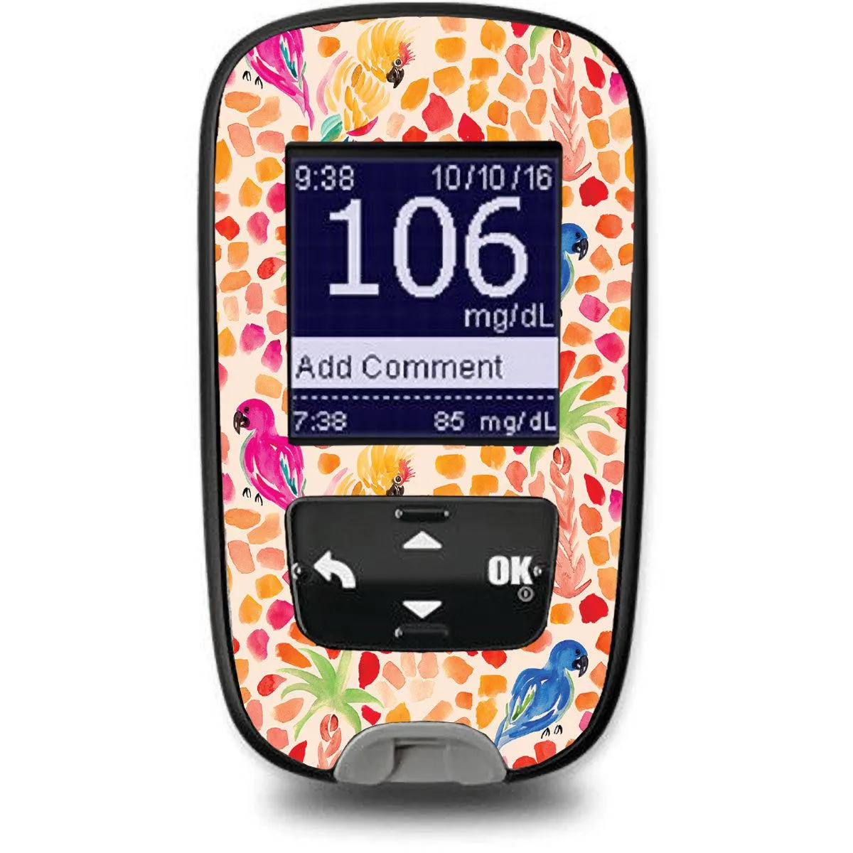 Tropical Watercolor for the Accu-Chek Guide Glucometer