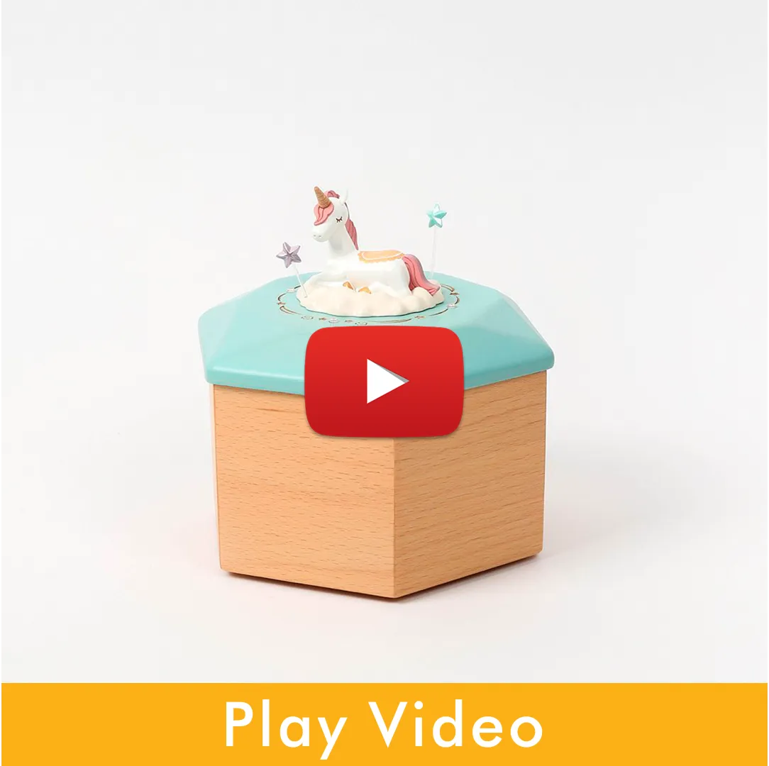 Unicorn on Cloud Jewelry Box