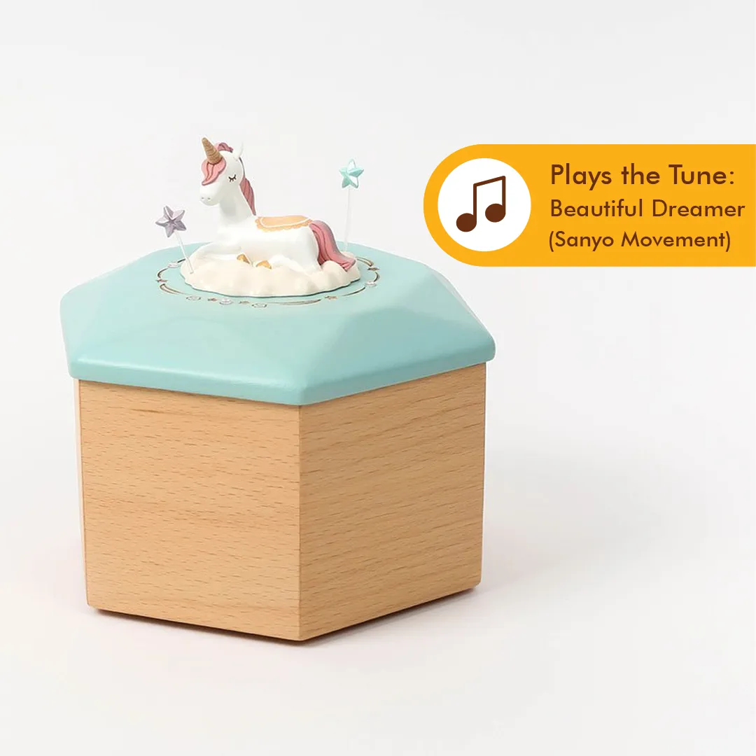 Unicorn on Cloud Jewelry Box