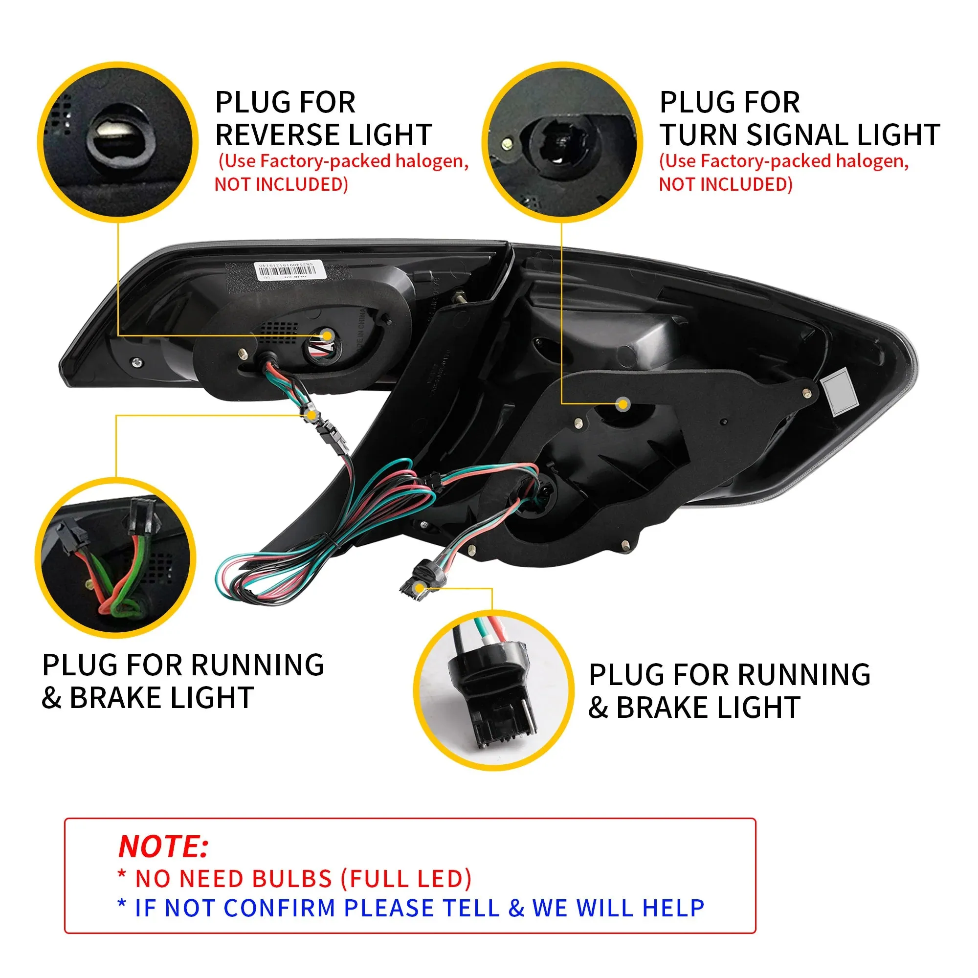 VLAND LED Tail Lights For Toyota Camry 2012-2014 XV50 7th Gen