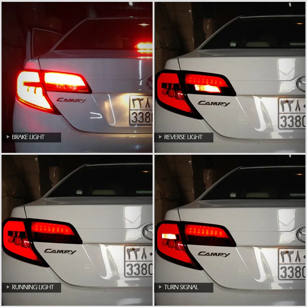 VLAND LED Tail Lights For Toyota Camry 2012-2014 XV50 7th Gen
