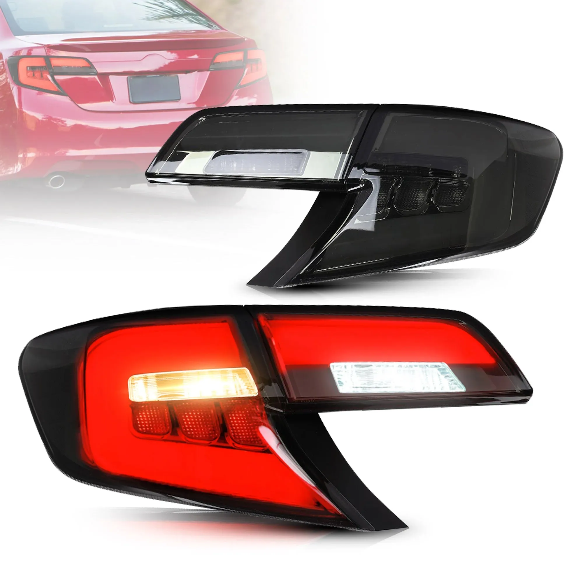 VLAND LED Tail Lights For Toyota Camry 2012-2014 XV50 7th Gen