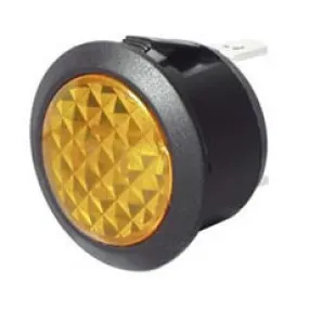 Warning Light Amber LED 12/24 volt Bg1