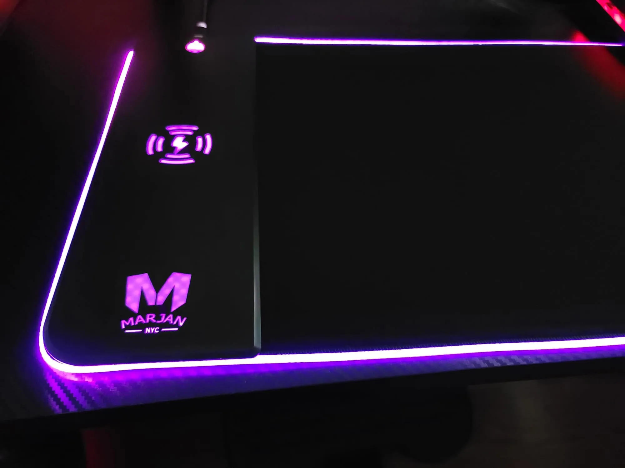 Wireless Charging RGB LED Gaming Mouse Pad