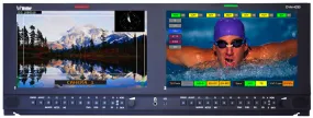 Wohler DVM-4290 Dual 9 Inch 3G/HD/SD-SDI Monitor